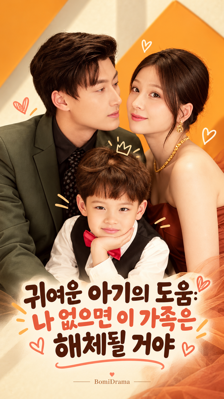 귀여운 아기의 도움: 나 없으면 이 가족은 해체될 거야