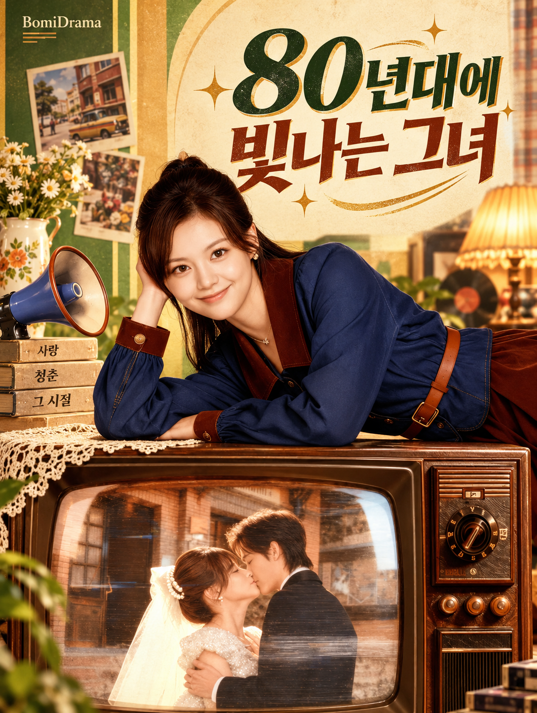 80년대에 빛나는 그녀