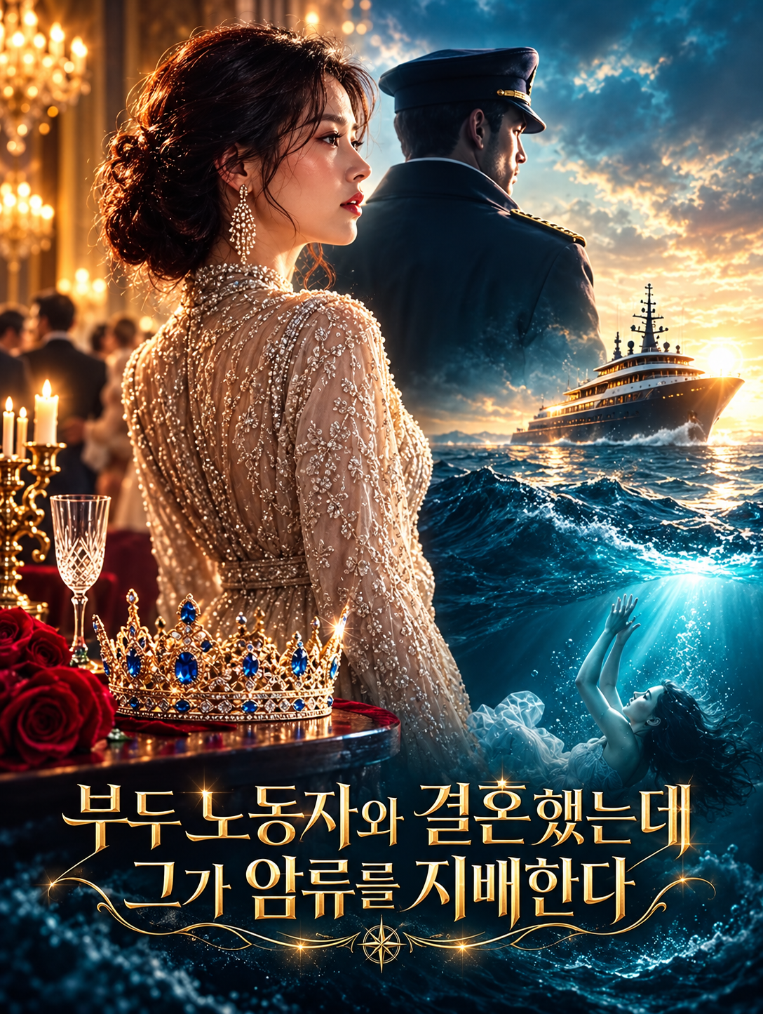 부두 노동자와 결혼했는데 그가 암류를 지배한다 포스터