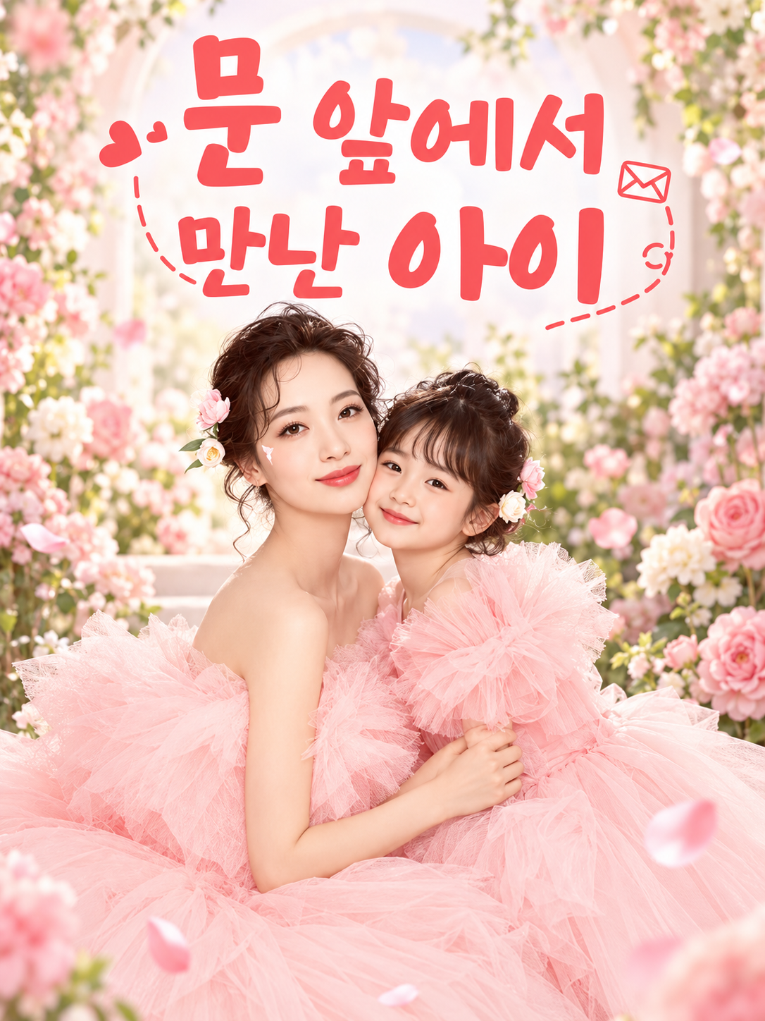 문 앞에서 만난 아이