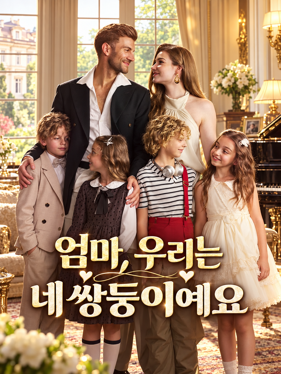 엄마, 우리는 네 쌍둥이예요