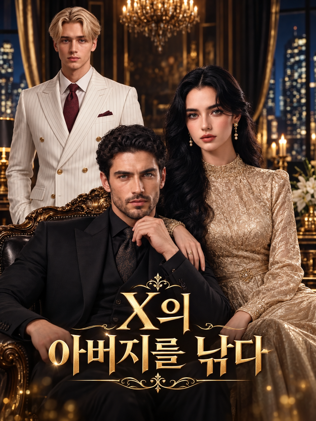 X의 아버지를 낚다 포스터